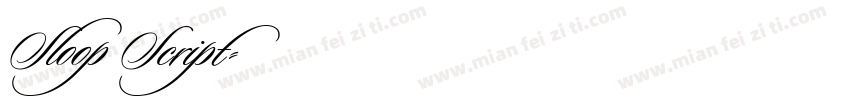 Sloop Script字体转换